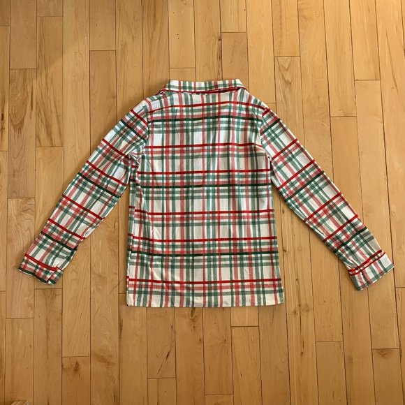 NEW Women's Size Medium Plaid Button Down Pajama Set by Sugar Bee - Picture 8 of 9